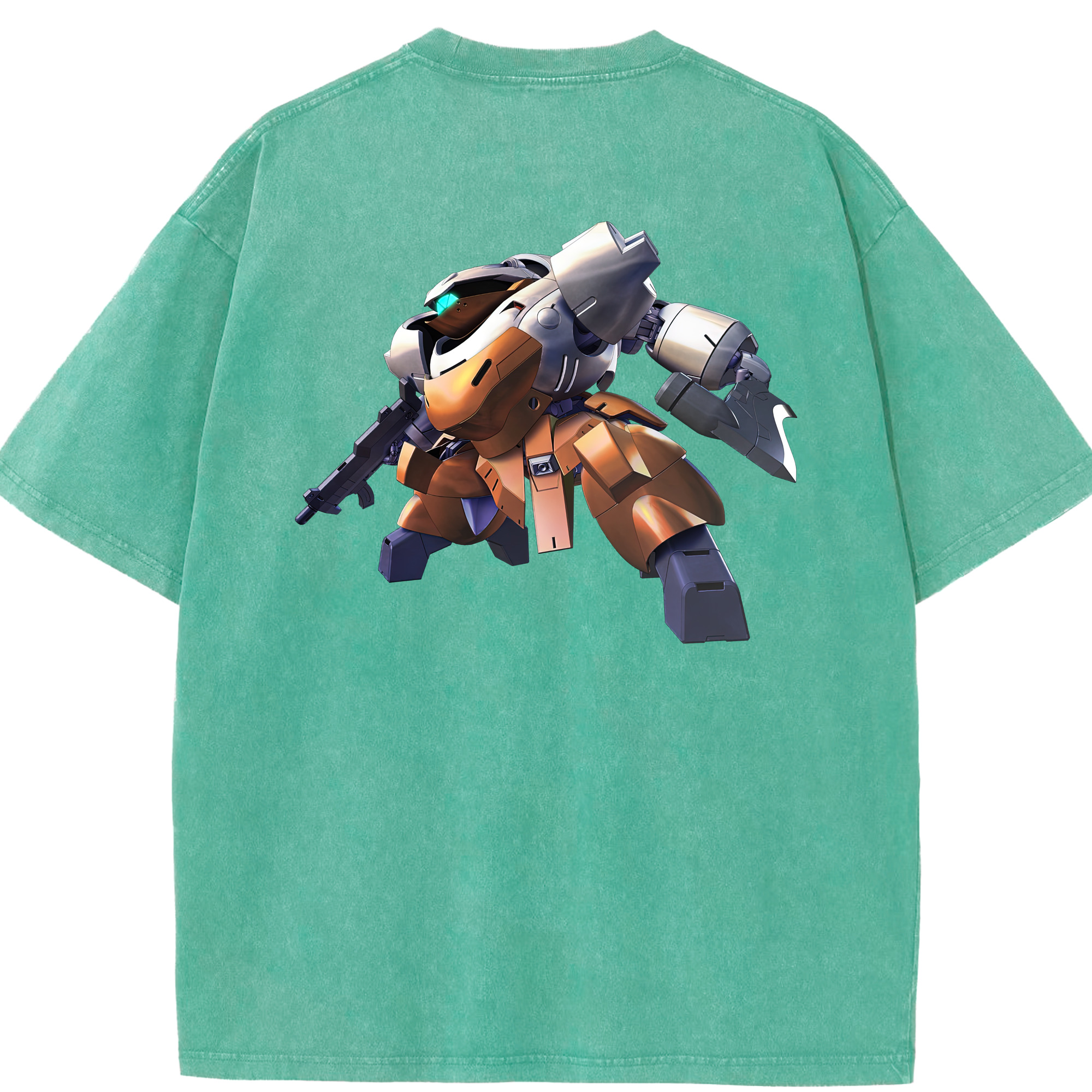 （画像用） 機動戦士ガンダム Mobile Suit Gundam 綿100% ヴィンテージ風 半袖Tシャツ（背面プリント）